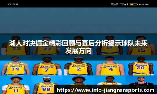 湖人对决掘金精彩回顾与赛后分析揭示球队未来发展方向